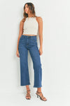 PREORDER: High Rise Wide Leg Jeans in Three Colors