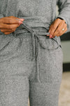 Seasonal Snooze Top and Bottom Set in Black