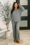 Seasonal Snooze Top and Bottom Set in Black