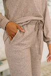 Seasonal Snooze Top and Bottom Set in Brown