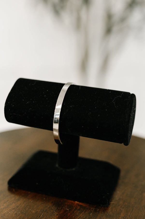 Shelby Classic Silver Bangle