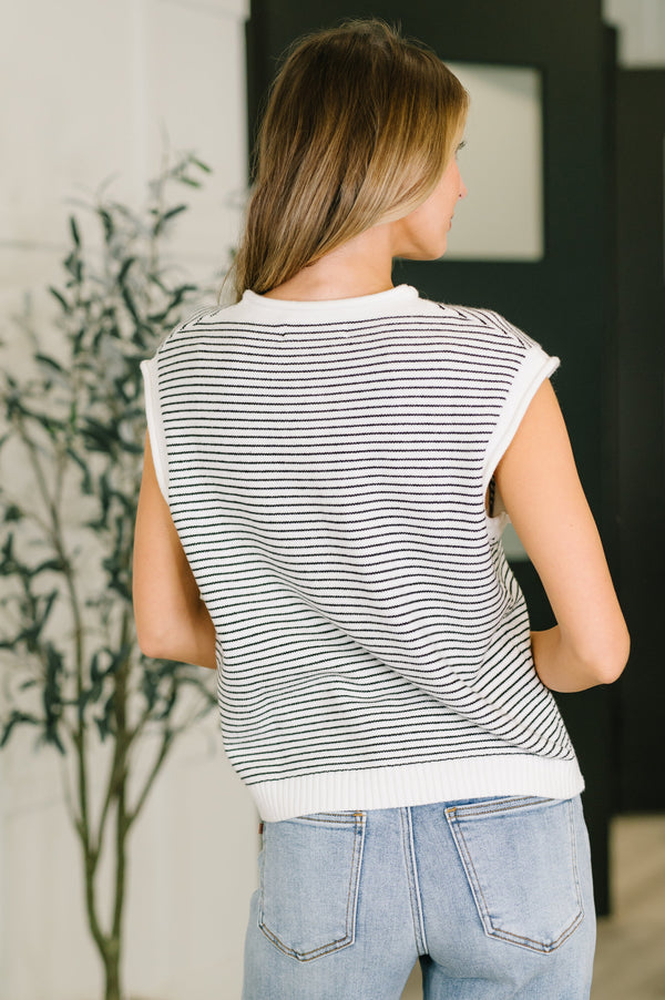 So Good It Hurts Cap Sleeve Button Down