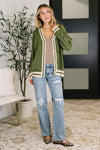 Something Simple Full Front Button Down Cardigan