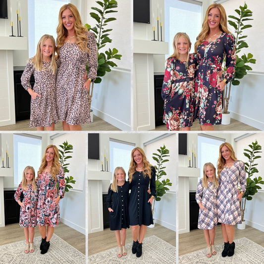 Matching Bailey Dress in Assorted Prints