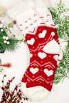 Striding to Christmas Mid Calf Socks