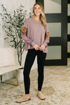 Subtle Breeze Floral Patchwork Pullover