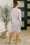 The Person You Are V-Neck Leopard Print Dress