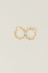 Twisted Sisters Plated Alloy Hoop Earrings