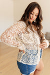 Vintage Lace Lace Button Up