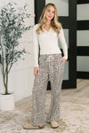 Wander Wild Leopard Drawstring Pants