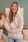 In Stitches Hoodie in Sand