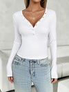 Devine V-Neck Long Sleeve T-Shirt