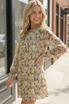 Honey Blossom Woven Lined Dress