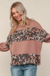 Soft and Rebellious Camo/Leopard Top