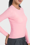 Millennia Round Neck Long Sleeve Sports Top