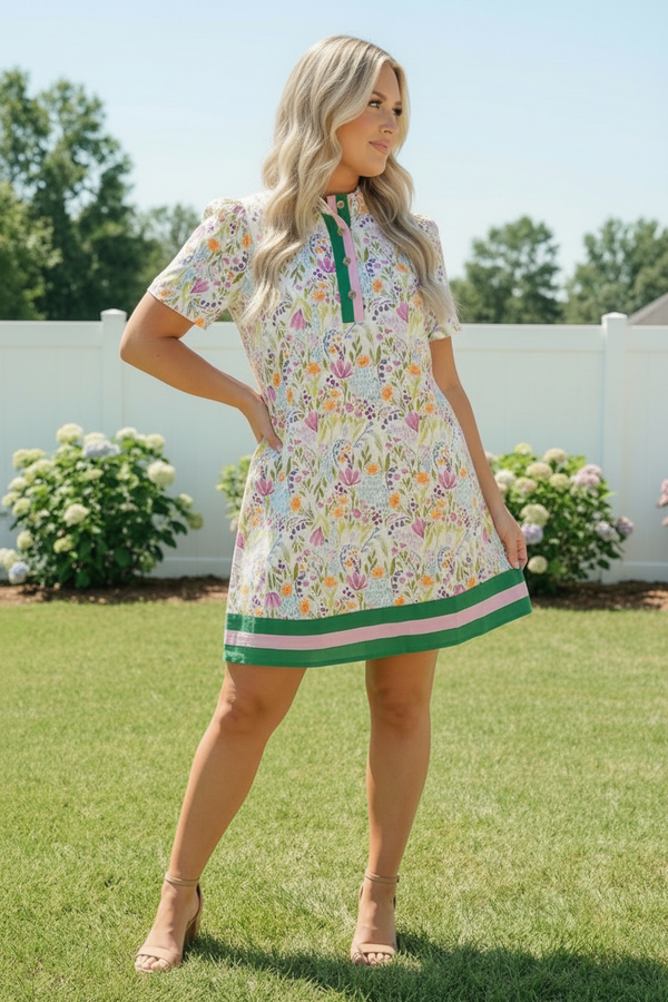 Spring Ready Floral Shift Dress