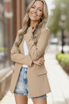City Chic Taupe Blazer