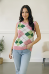 Sugarplum Argyle Sweater Vest