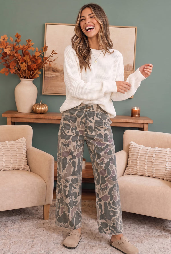 Blending In Camo Cargo Pants