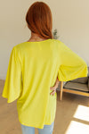 Cali Blouse in Neon Yellow