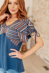 Greece Lightning V-Neck Blouse