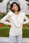 I Choose You Sweater in Ivory