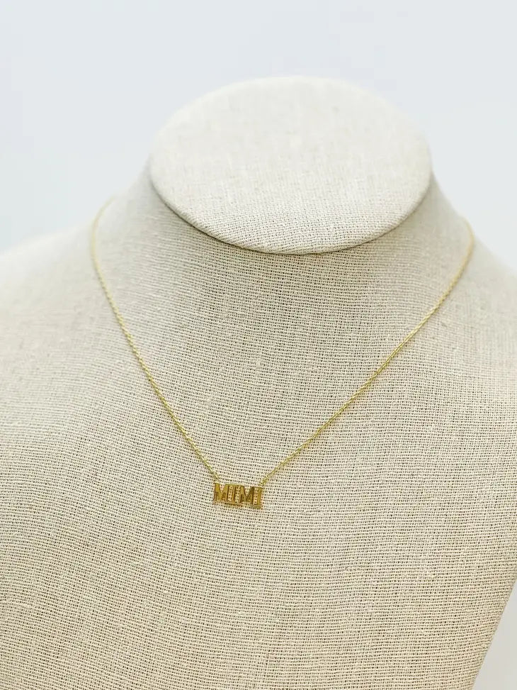 PREORDER: MIMI Gold Pendant Necklace